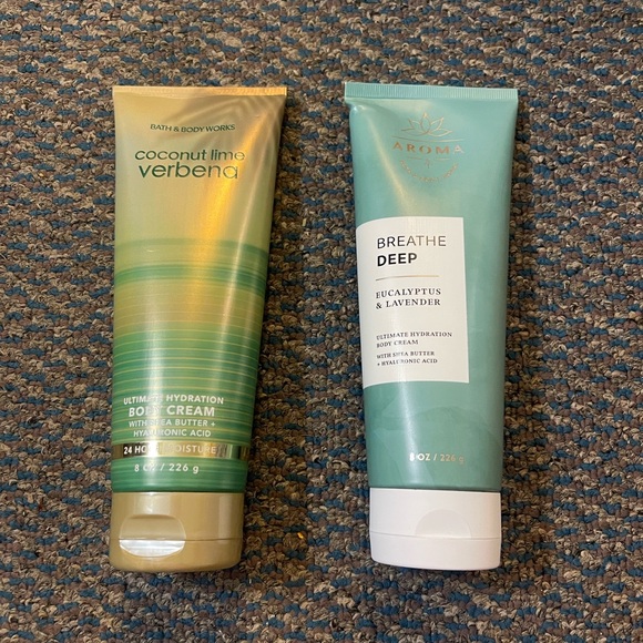 Other - New Bath & Body Works Coconut Lime Verbena and Breathe Deep Body Cream Set